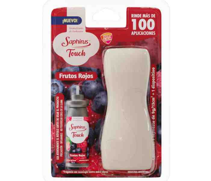 SAPHIRUS BAÑO DIFUSOR TOUCH FRUTOS ROJOS 9GM